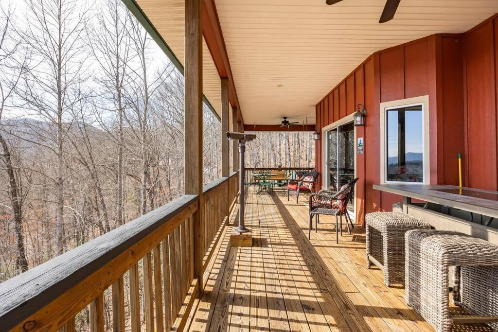Red Rooster Family Cabin W/Hot Tub+Fire Pit+View Franklin Exterior photo