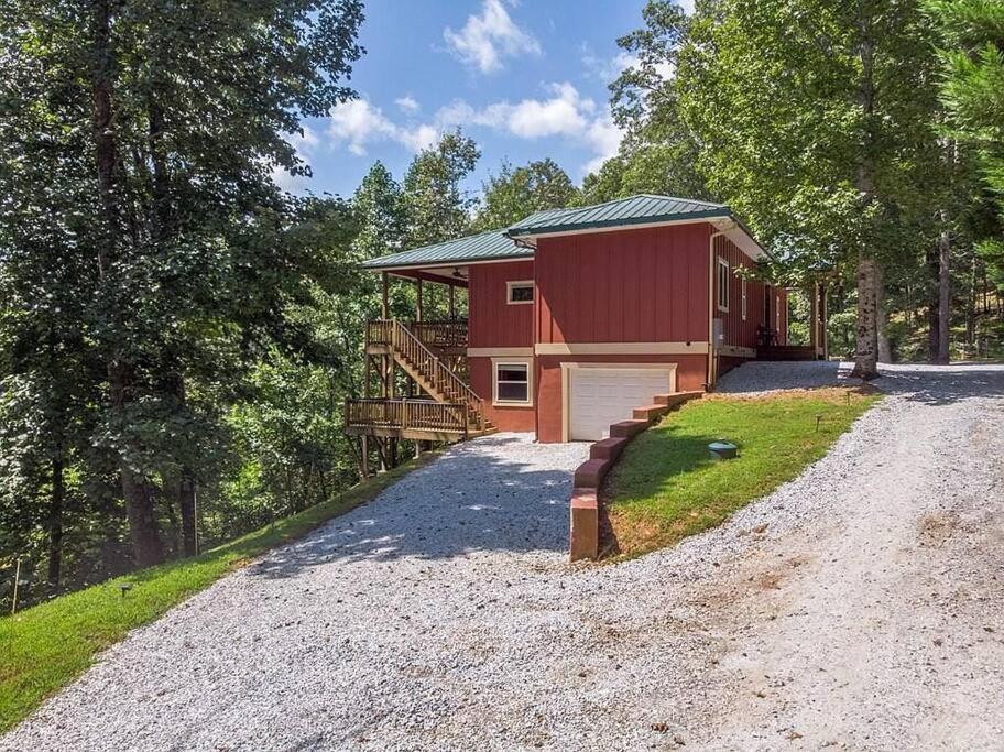Red Rooster Family Cabin W/Hot Tub+Fire Pit+View Franklin Exterior photo